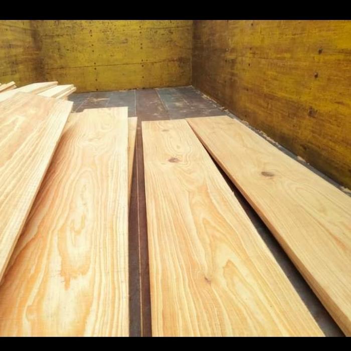 Ready Stock Papan Solid Kayu Jati Belanda/Pinus Kayu Baru Bukan Ex Palet Sudah Kering Oven Sale