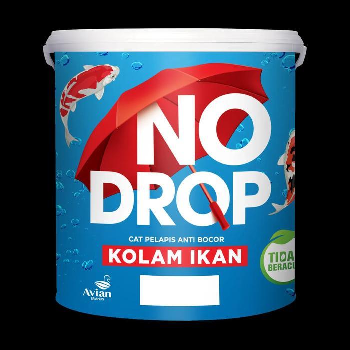 cat kolam ikan no drop galon 4kg,cat pelapis anti bocor no drop kolam ikan 4kg,cat no drop kolam