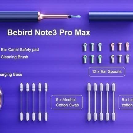 Bebird Note 3 Pro Max - Korek Kuping Dan Tweezer Endoskop Kamera 10Mp