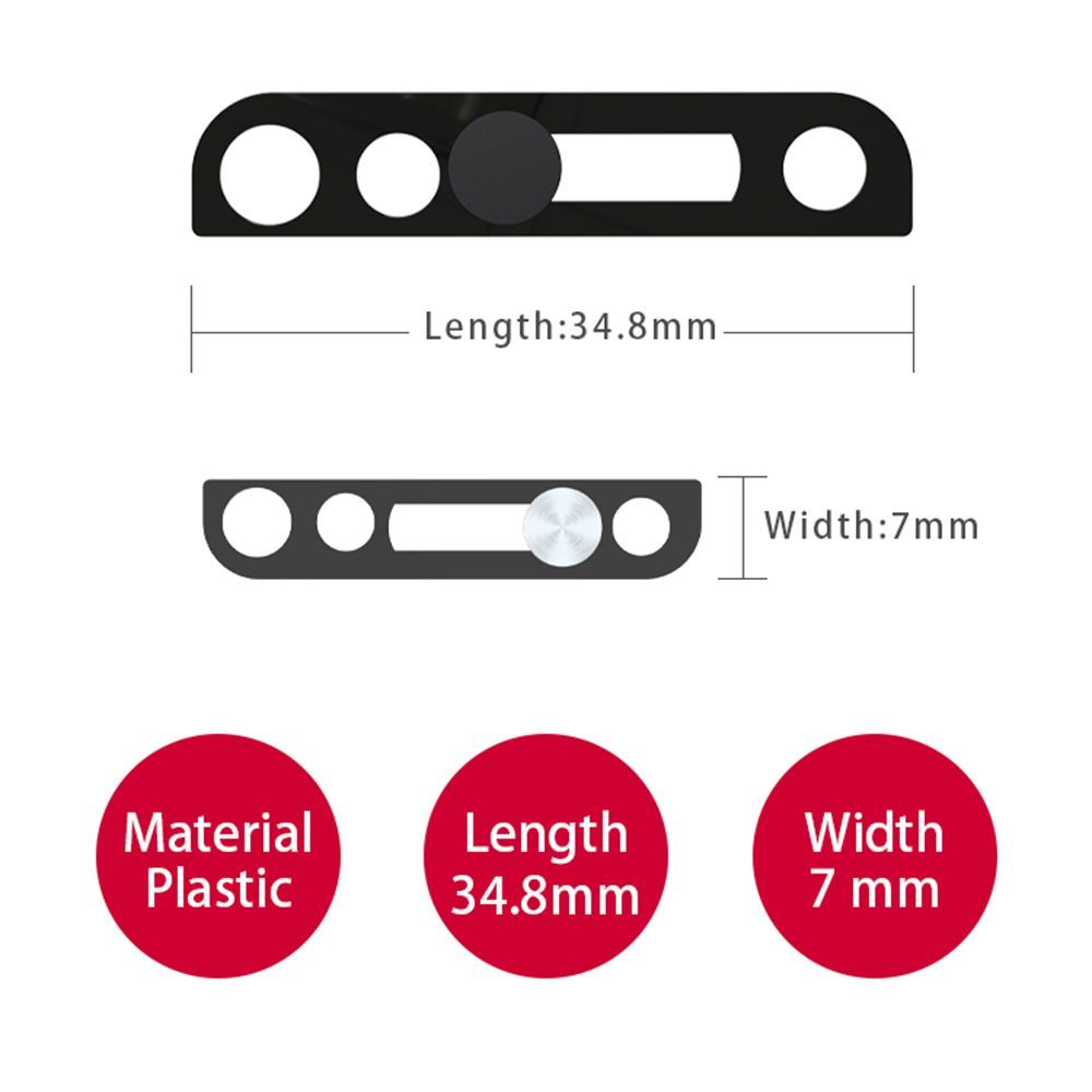 13PS Metal Webam over Phone Lens for Apple X 11 12 Pro Privay Slider a over for