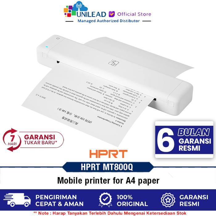 Promo Portable Bluetooth Printer / Wireless Printer A4 Hprt Mt800 Original Original