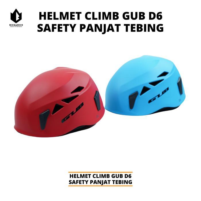 Helmet Climbing GUB D6 Helm Safety Panjat Climbing Proyek Sar Rescue