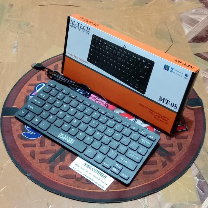Logitech Computer - Keyboard Mini M-Tech Mt-08 Keyboard External Mini Keyboard Usb Mini