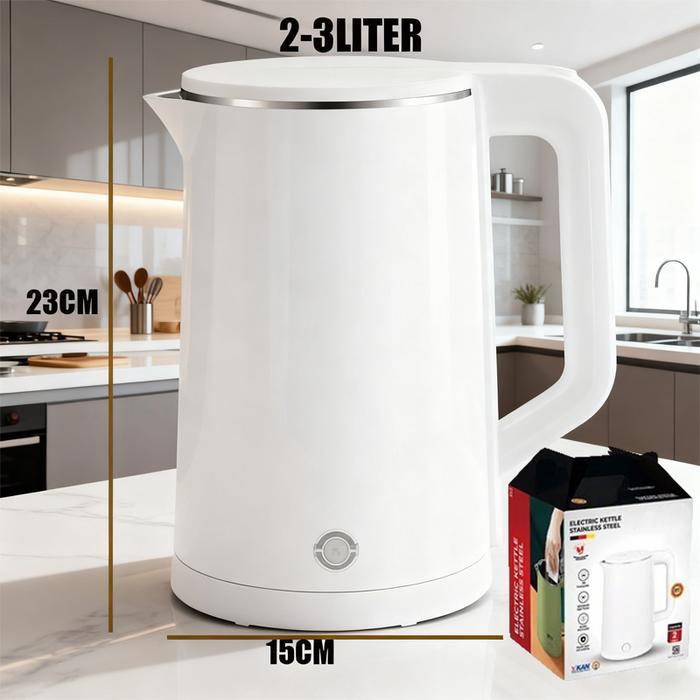 READY JPC Ketel Listrik Otomatis 400W 2L/Pemanas Air Ketel Listrik Suara Ketel Air Mendidih Ketel