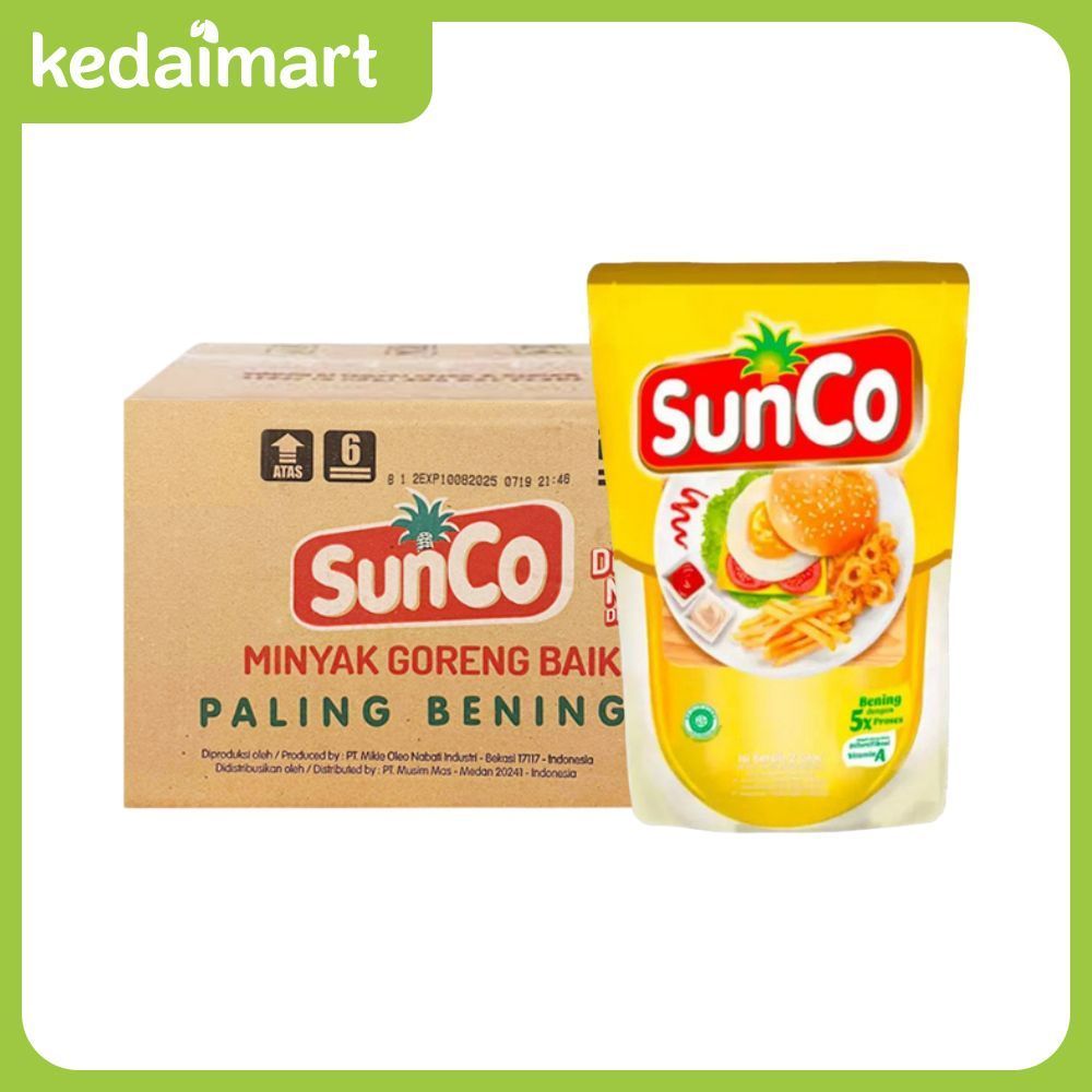 Minyak Goreng | Minyak Goreng Sunco | Sunco 2 Liter 1 Dus