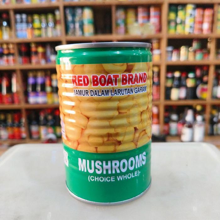 Ready Stok BS Red Boat Champignons Mushroom/ Moko/ Whole Mushrooms 425g