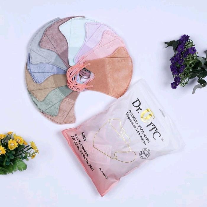 READY Masker duckbill 50 pcs rna rni soft dr.itc Mask