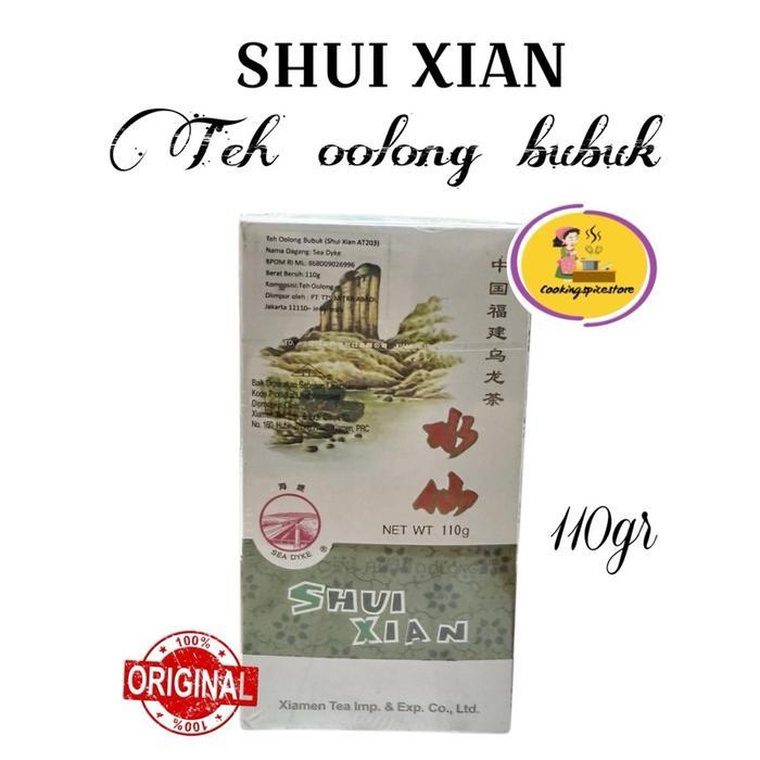 YE880 Shui Xian Teh Oolong Bubuk 110gr Oolong Tea Powder Sea Dyke Original Bubuk Teh Oolong Premium