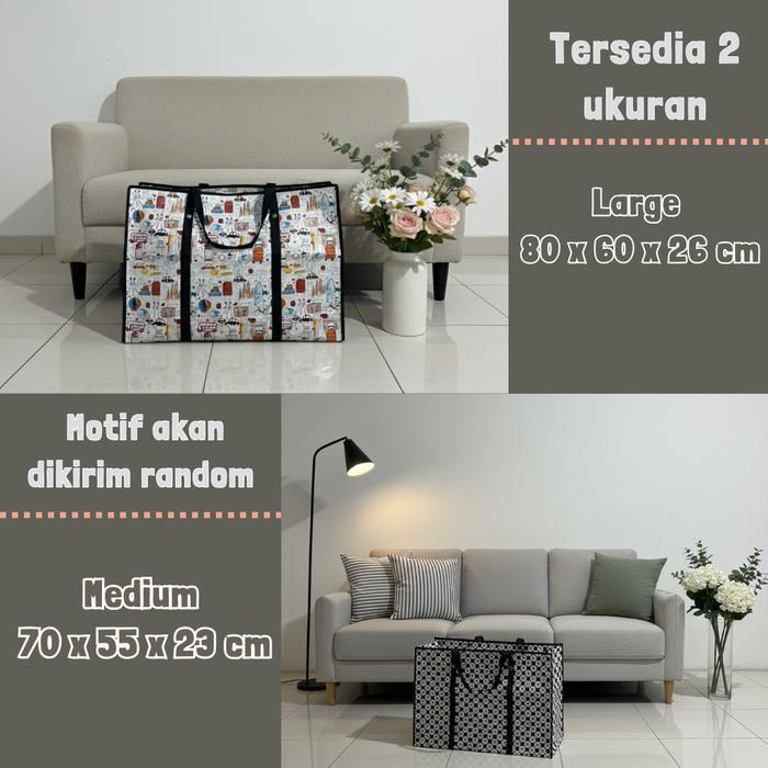 Laundry House - Tas Karung Serbaguna Jumbo Tas Laundry & Tas Belanja Besar