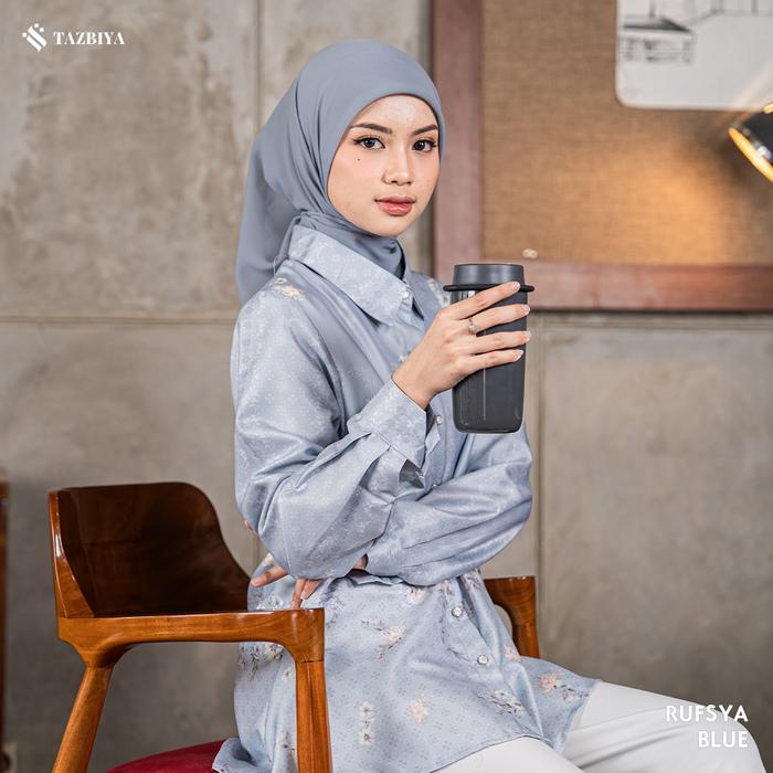 [NEW] Tazbiya Blouse Rufsya Collection Series Tunik Silk