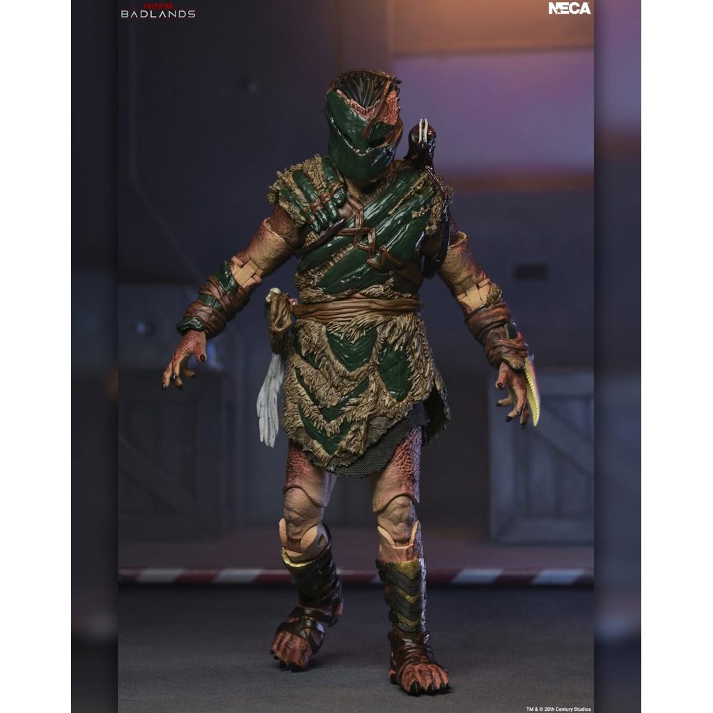 NECA Toys Predator: Badlands - Ultimate Dek Bone Bison Armor 7 Scale Action Figure Model Doll Garage