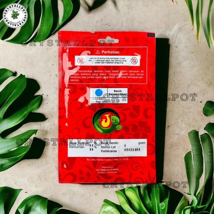 Yuxurystore- Benih Bibit Cabe Rawit Putih Sona Benih Unggul Jawara - Cabe Rawit Putih Sona