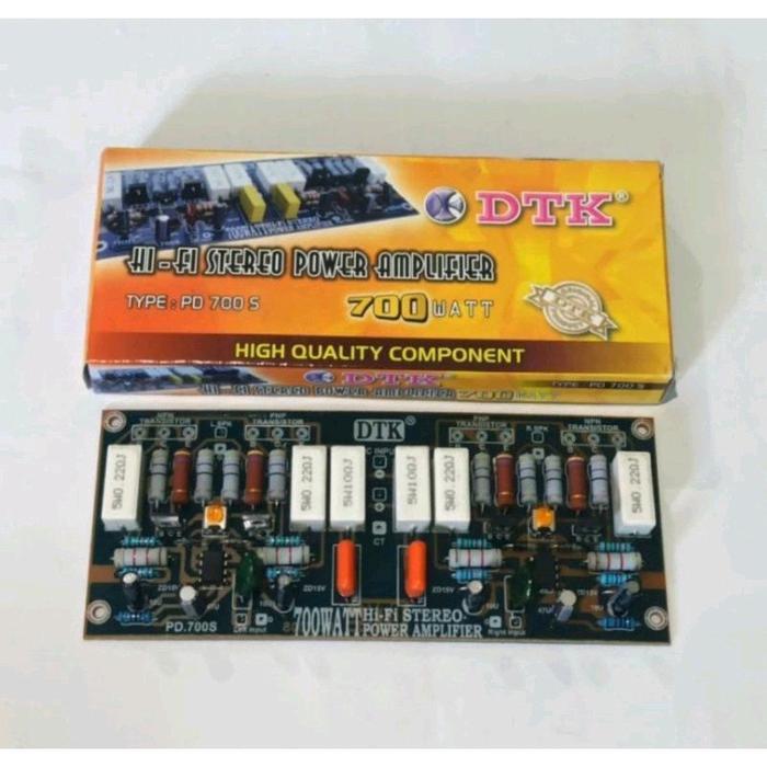 Kit HI-FI Power Amplifier 700W Stereo DTK PD 700 S