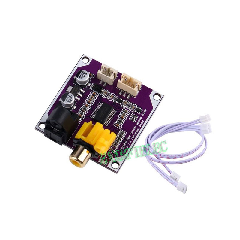 Optical Fiber Coaxial DAC Digital o Decoder Board D/A Converter 24-bit 192K
