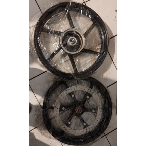 Velg TIGER Mega Pro New Ring 17 R17 Set Depan Belakang Ban Pelg Pelek Veleg Ring Pelak Velek Velk Pe