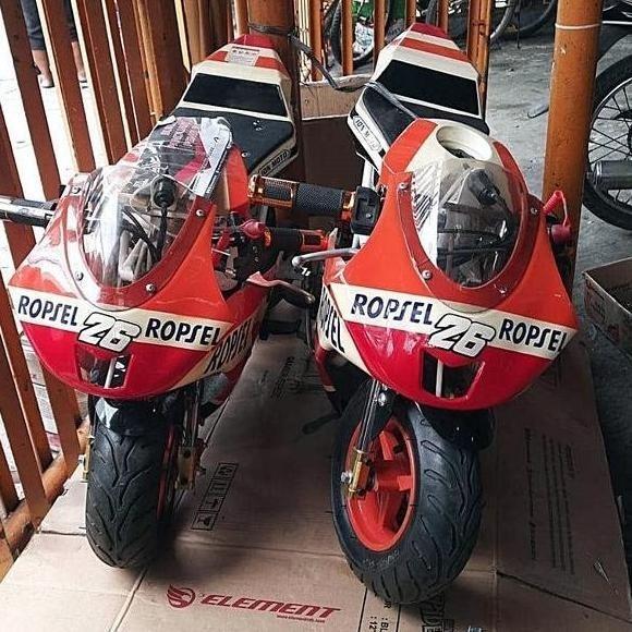 MOTOR MINI GP MAINAN ANAK MINI GP BALAP 50CC 2TAK ORANGE