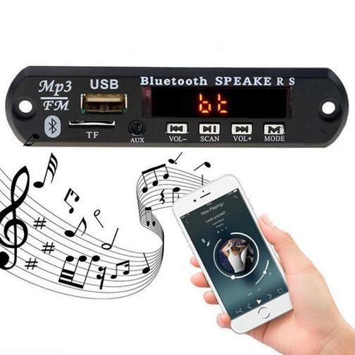 Kit Module MP3 Player + Bluetooth + USB + MMC + FM + Remote + Panel Car Audio Modul Receiver Adapter