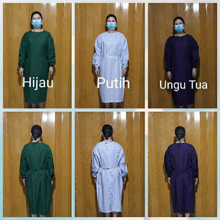Surgical Gown Kain Tc Reusae / Isolation Gown Kain Tc Reusae