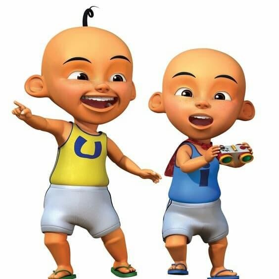 (Good) Kaos Upin Ipin - Icon Upin & Ipin - U dan I