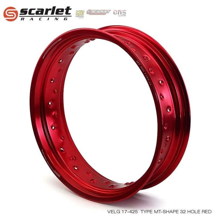 SCARLET RACING Velg Pelk Pelek Rim Aloy Ring 17 425 MT Shape