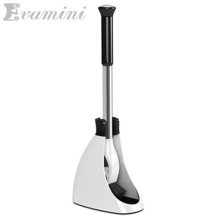 Bathroom Cleaning Brush Holder With Stand Set Bathroom Accessories Stainless Steel Toilet Brush Kit