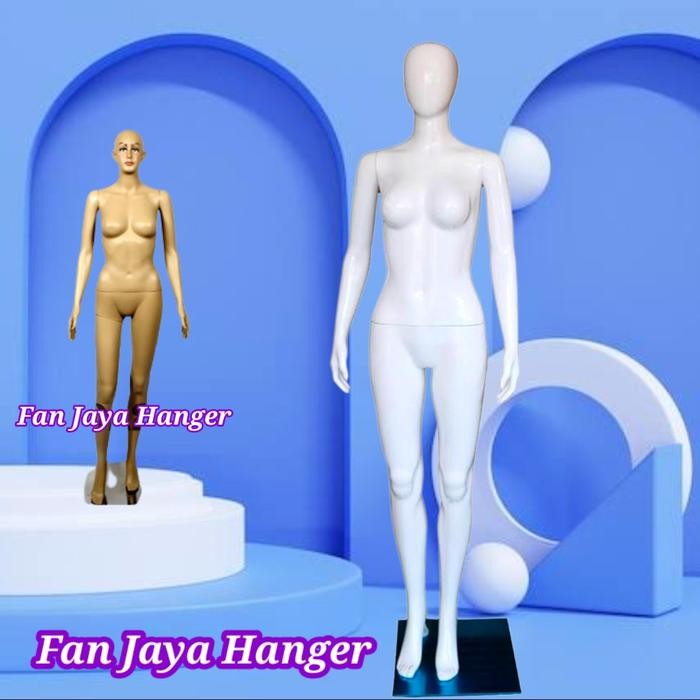 Patung Manekin Full Body Wanita Alien Besi