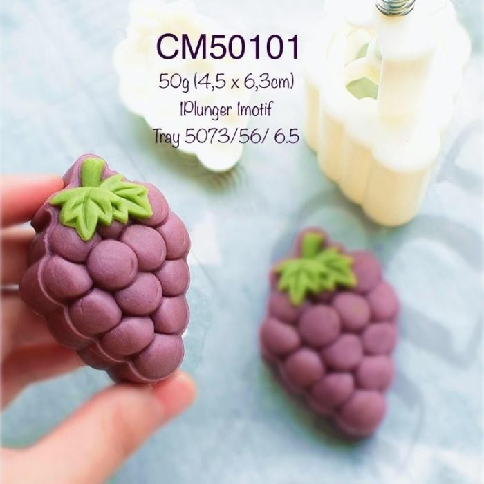 Cetakan Anggur 50g Nastar Jumbo/ Mooncake CM50101 Grape