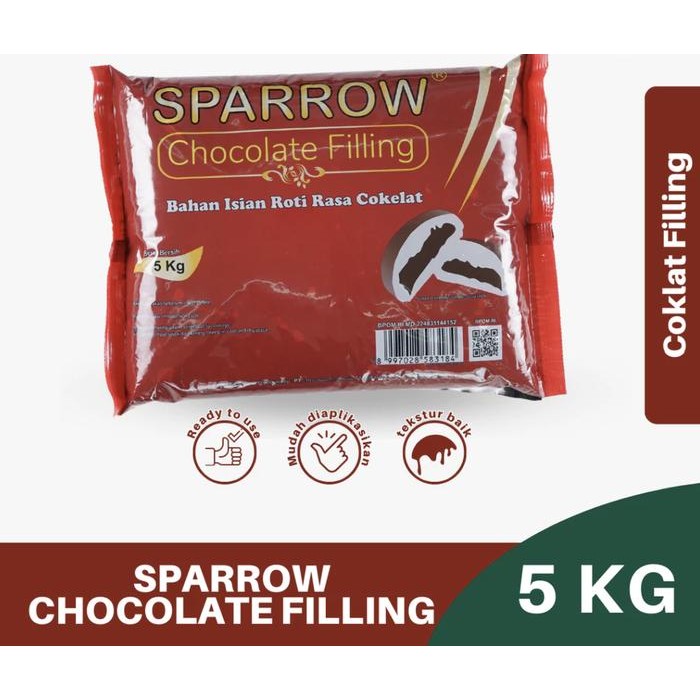SELAI COKLAT SPARROW FILLING 5kg SLAI COKLAT COKLAT ISIAN ROTI