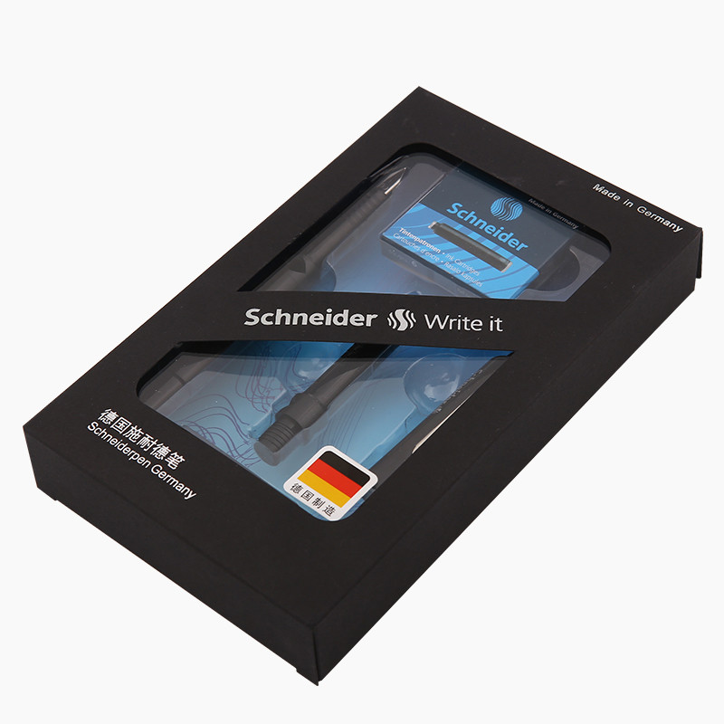 Germany Schneider Fountain Pen Gift Box Set 0.5mm F Iraurita Tip Black Ink Pen Writting Calligraphy 