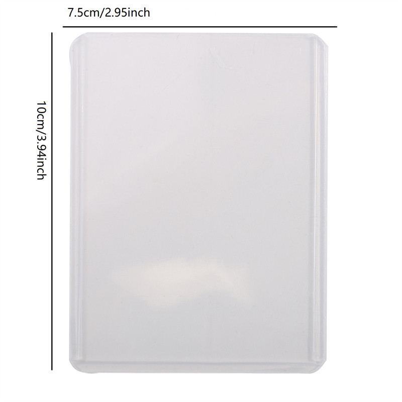 25pcs Hard Plastic Card Sleeves Waterproof Collector Card Holder Protectors Cover PVC Card Bag