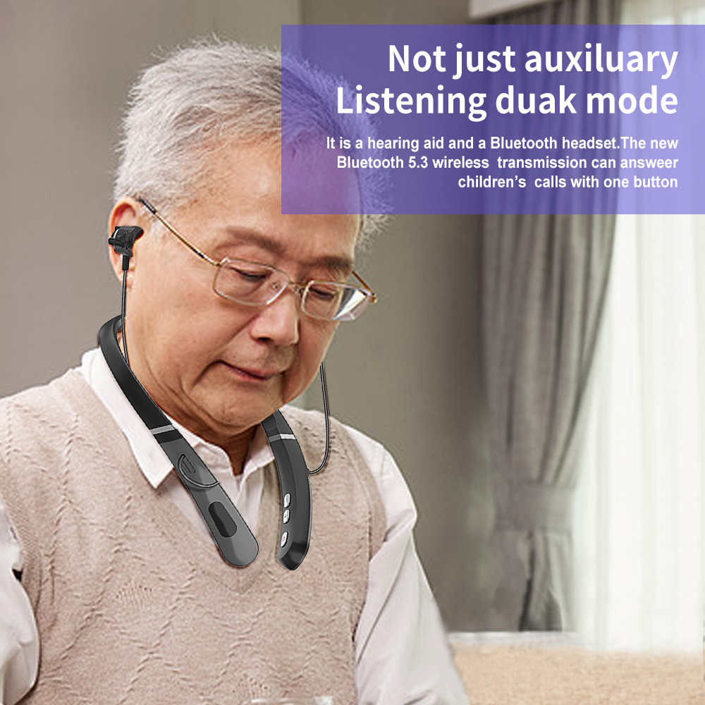 Bluetooth Hearing aids Neck Hanging Hearing Aids Digital Smart