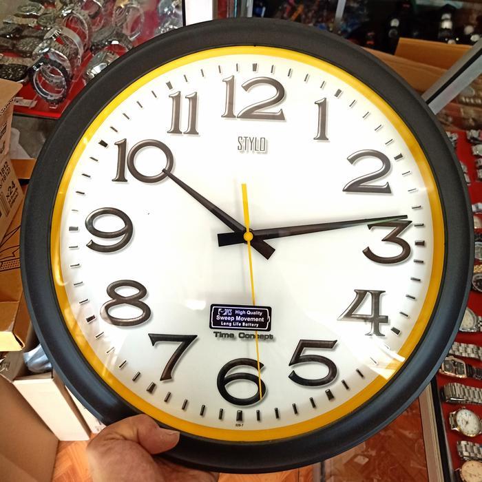 Do- jam dinding Stylo sweep klasik jumbo super silent 38cm