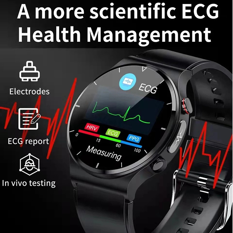 2022 New ECG+PPG Smart Watch Men Sangao Laser Health Heart Rate Blood Pressure Fitness Sports Watche