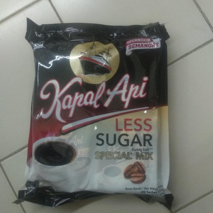 Ready Kapal Api Kopi Less Sugar Special Mix 2021G