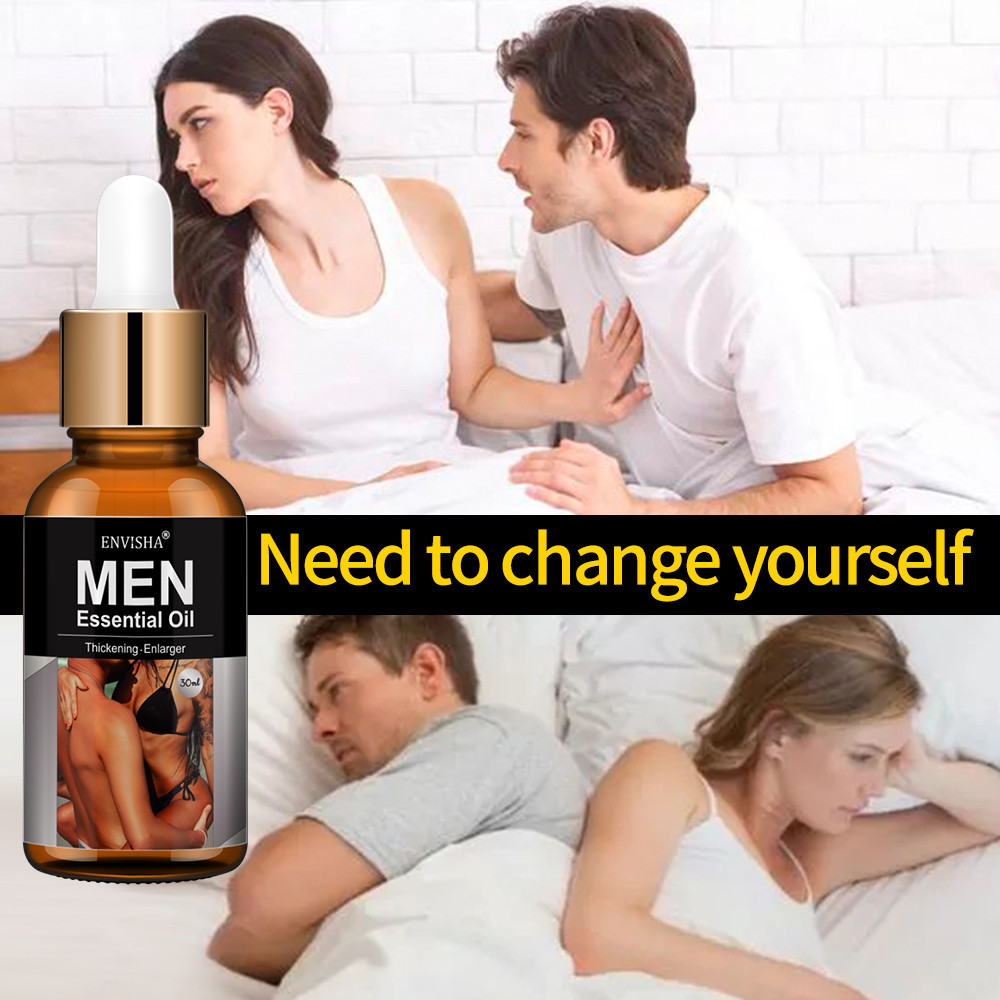 ENVISHA Men's Quick 8cm to 20cm Body Massage Essential Oil For Men Potency Increase Growth Lubricant
