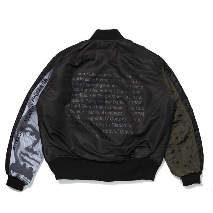 DOMINATE - MA-1 JACKET BLACK
