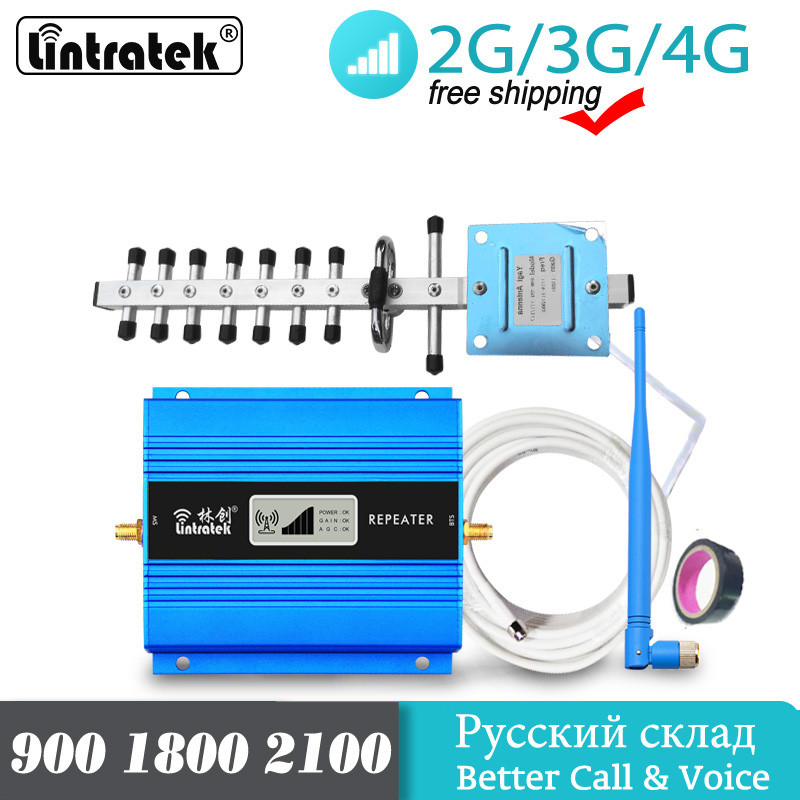 GSM 900Mhz Mobile Phone Cellular Signal Booster GSM 900 Signal Repeater Phone Amplifier with LCD Dis