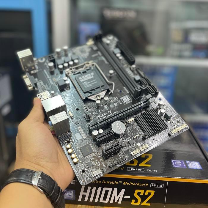 MOTHERBOARD GIGABYTE GA-H110M-S2 LGA 1151 NEW GARANSI 1 TAHUN BEST SELLER