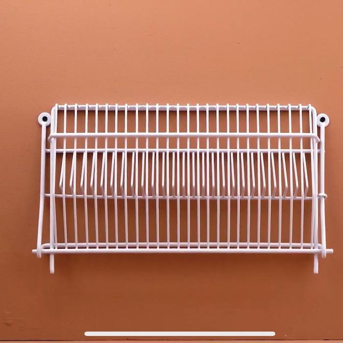 Rak Piring Gelas Gantung Dinding / Rak Piring Lipat / Rak Piring Wastafel / Rak Gantung Rak Piring