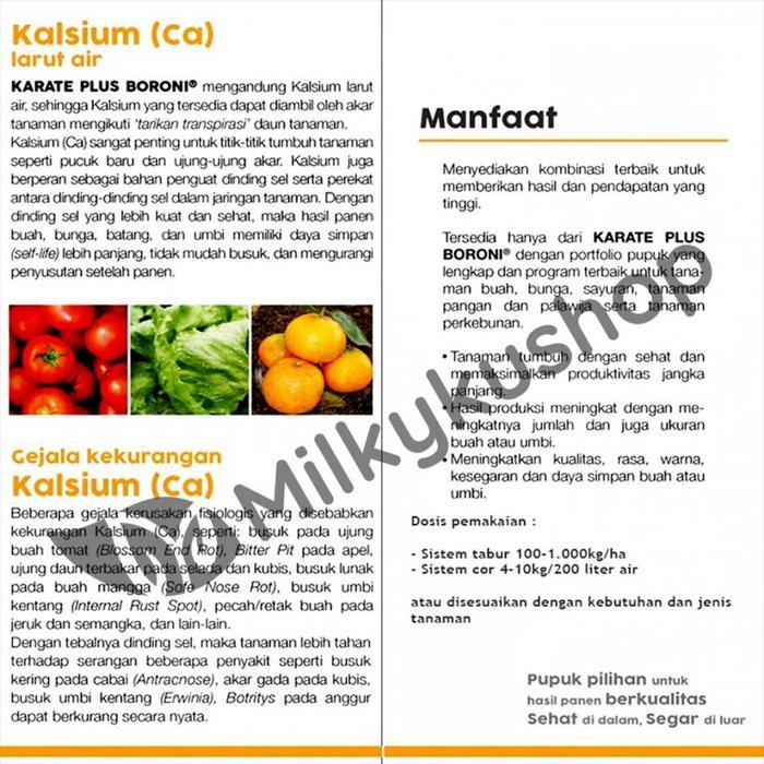 Pupuk Meroke Karate Plus Boroni 25 Kg Kp