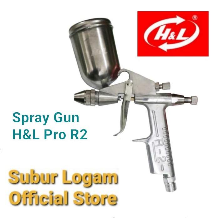 Spray Gun H&L Pro R2 Tabung Atas Spraygun Cat Paint Air Brush Hl