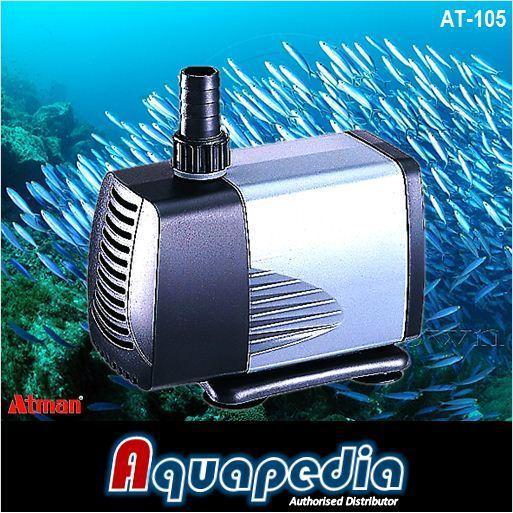 Atman AT105 Pompa Air Submersible Aquarium/Aquascape/Kolam AT-105