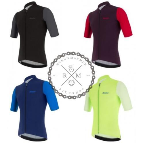 Sale Santini Redux Vigor Men Road Cycling Jersey Sleek Aero Fit Cutting - Baju Sepeda Balap Roadbike