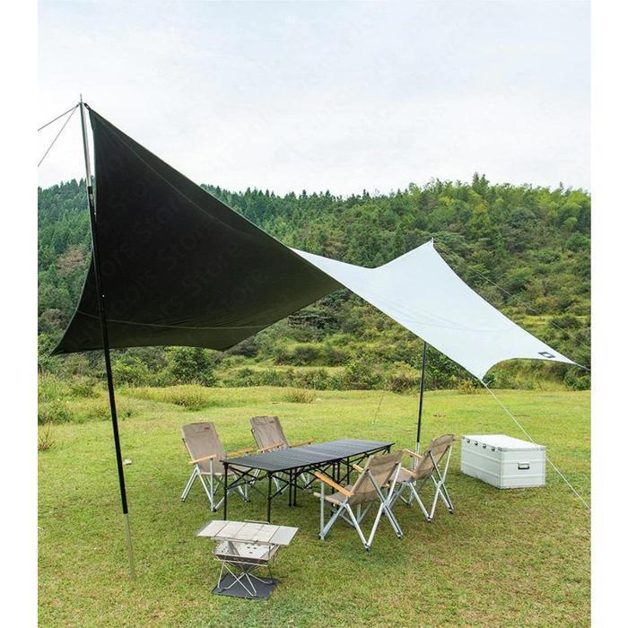 Flysheet Hexagonal Vinyl Naturehike Nh20Tm087 Shelter Tenda Camping