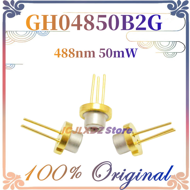 1pcs/lot New Original 495nm 55mW 60mW 488nm Single Mode Sky Blue Laser Diode GH04850B2G 5.6mm In