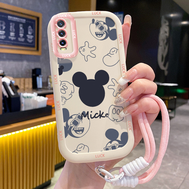 Casing Hp untuk VIVO Y20 Y20i Y20s Y20A Y20G Y12A Y12S Y11s Case Casing Tikus Kartun pola Kesing HP 