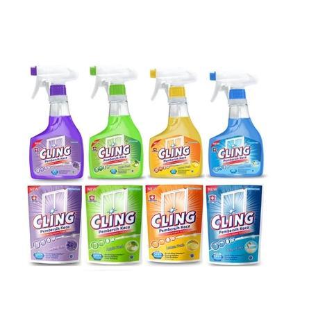 Cling Pembersih Kaca - Botol/ Refill