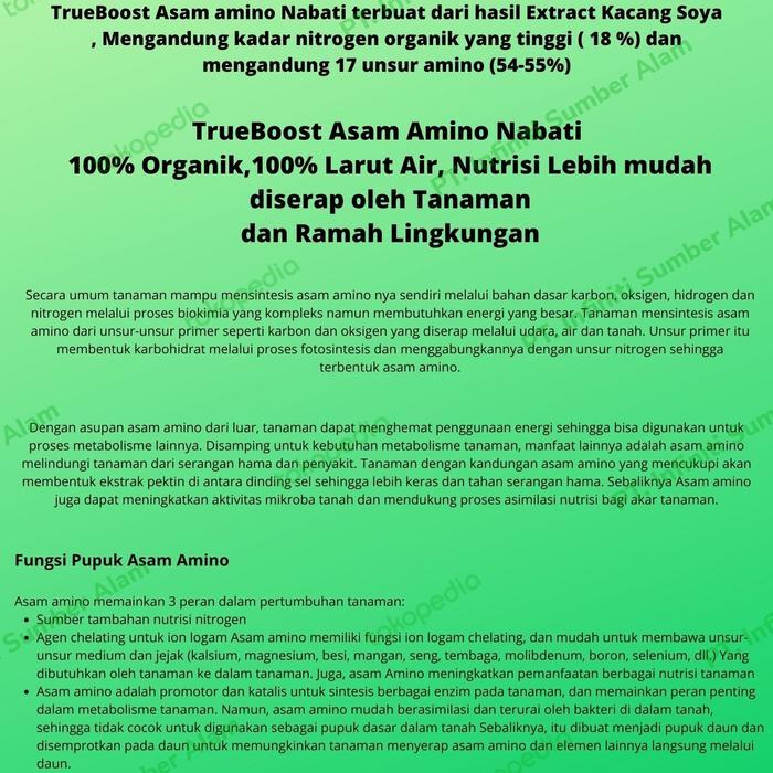 TamanHijau- Asam Amino / Amino Acid Pupuk (Plant Source) 500 Gram.