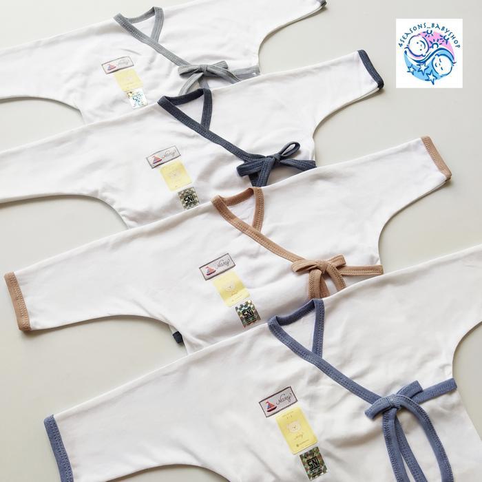 KIMONO PANJANG BAYI NARY PUTIH DENIM SERIES