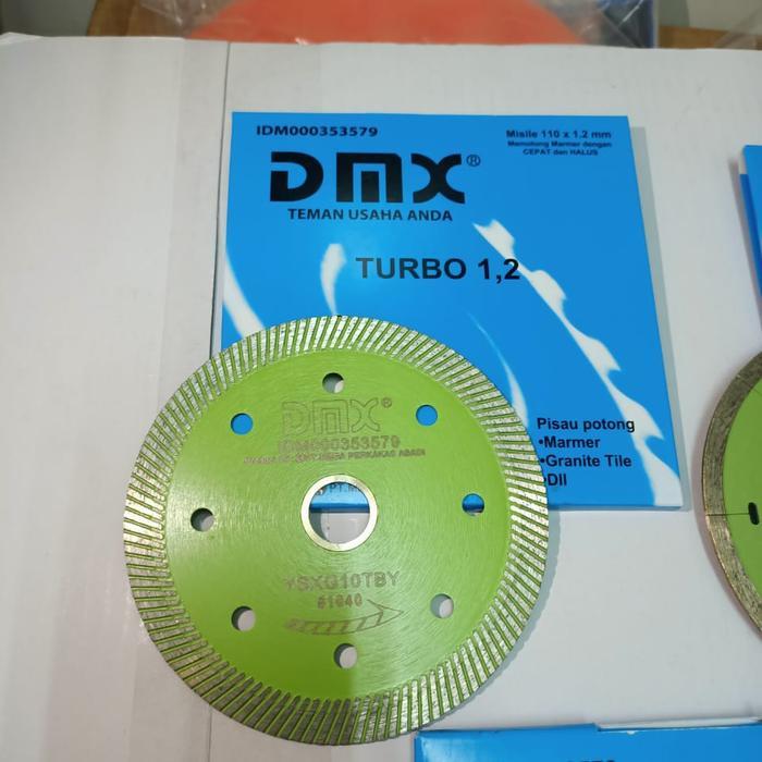 Diskon Dmx Misile / Dmx Batik / Dmx Turbo Mata Pisau Potong Marmer Granite Diamond Wheel Dmx 4"